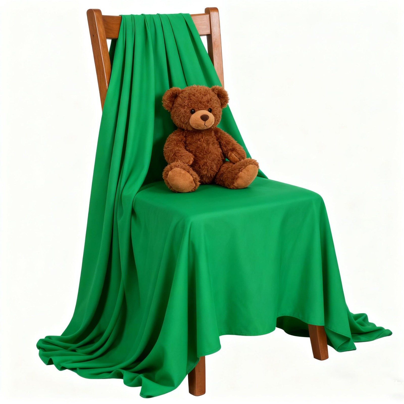 Green Screen Backdrop 5x7ft Photo Chromakey Muslin 5x7ft,