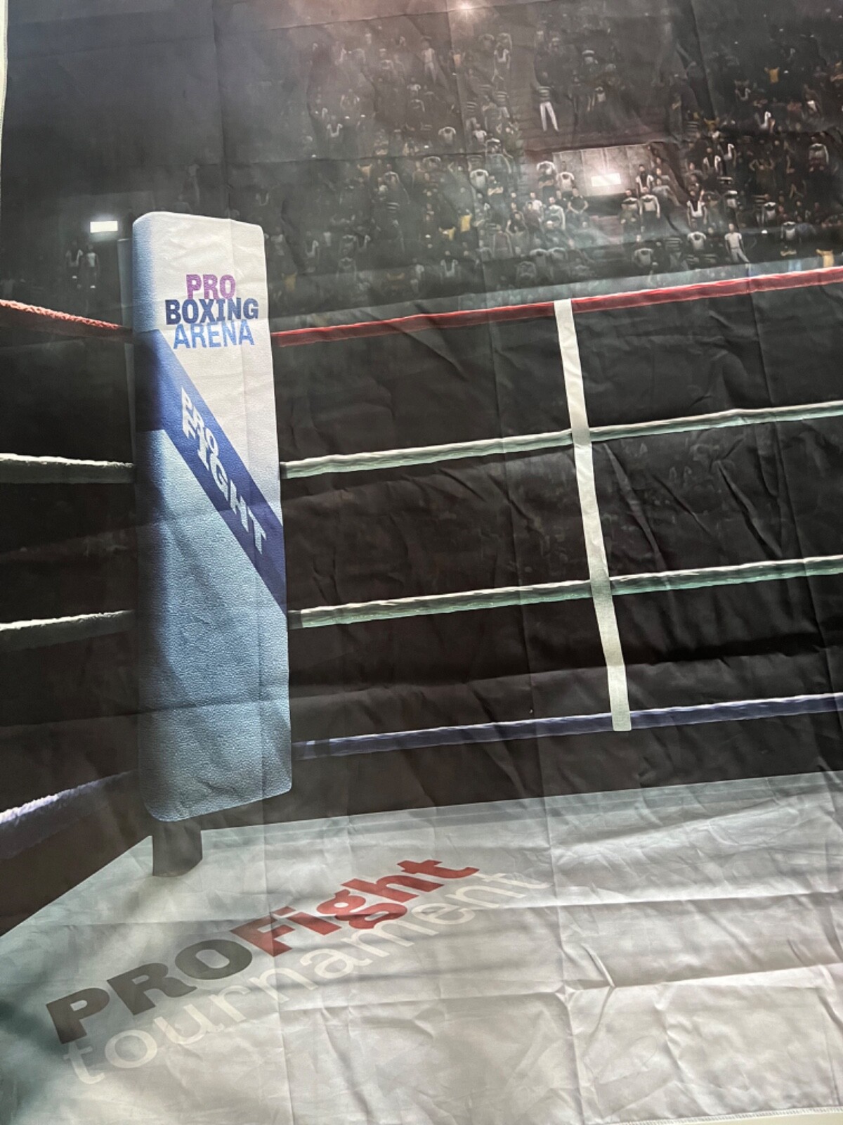 Photo Backdrop Pro Boxing Arena Sports Fight Tour 59″x81″ Party Balloon Backdrop