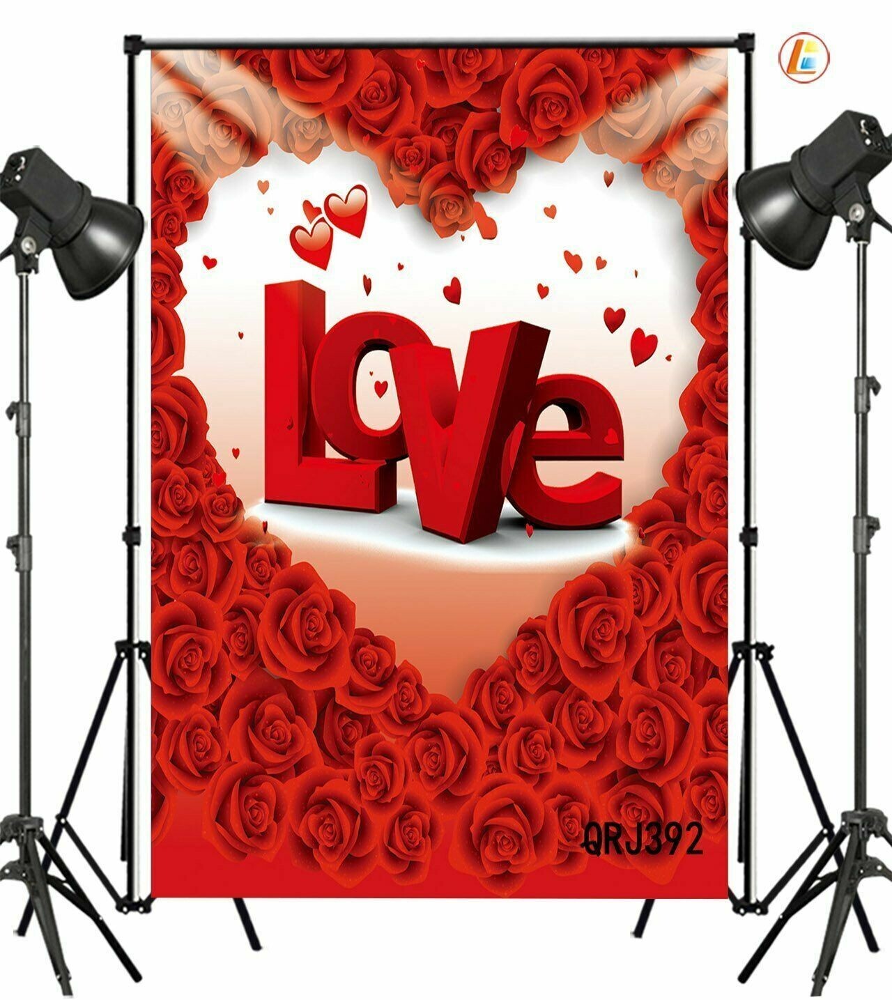 5×7 ft Wedding Outdoor Photography Background Vinyl Backdrop Valentine’s Day