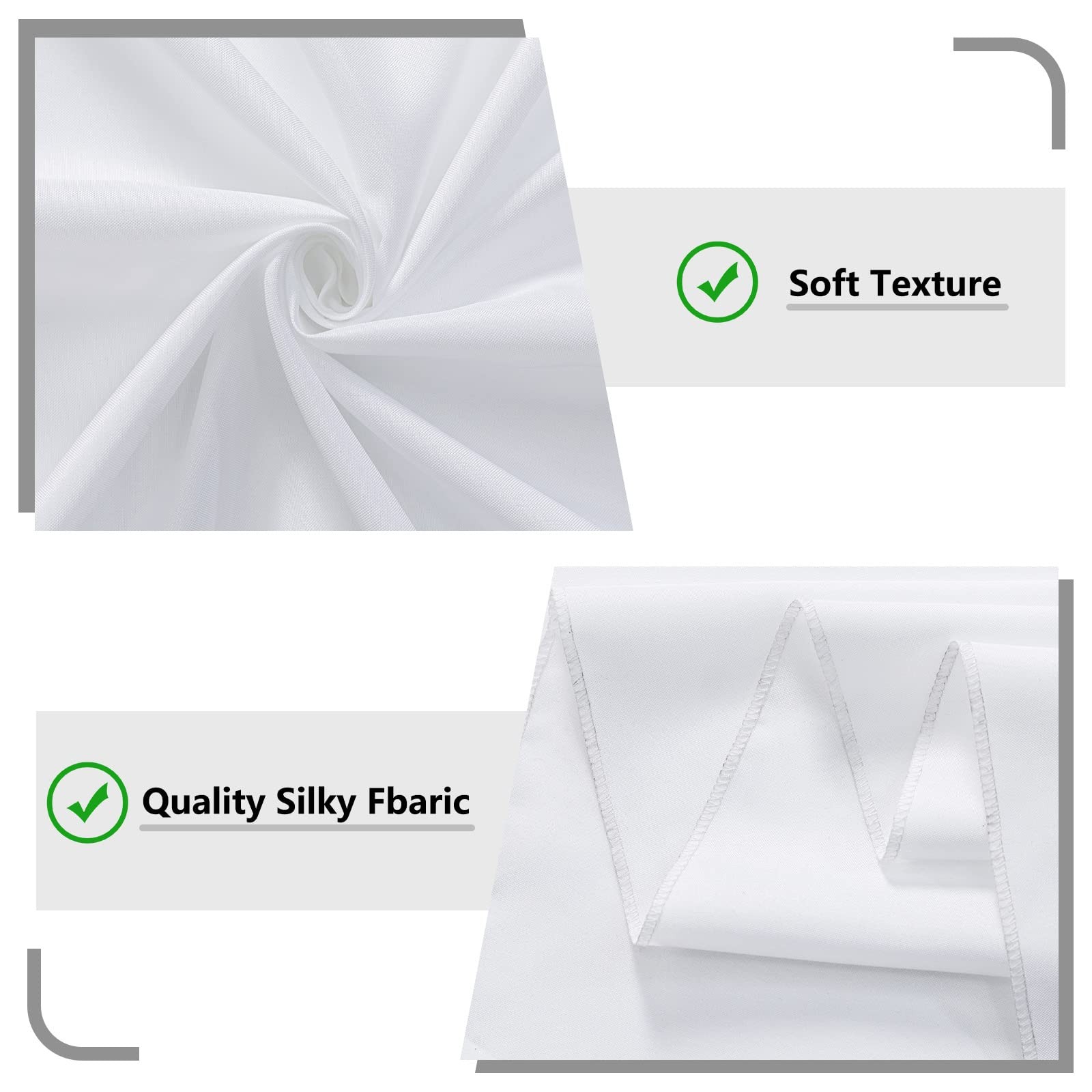 10 ft × 10 ft White Backdrop Curtain for Wedding Decor Holiday Party – White …