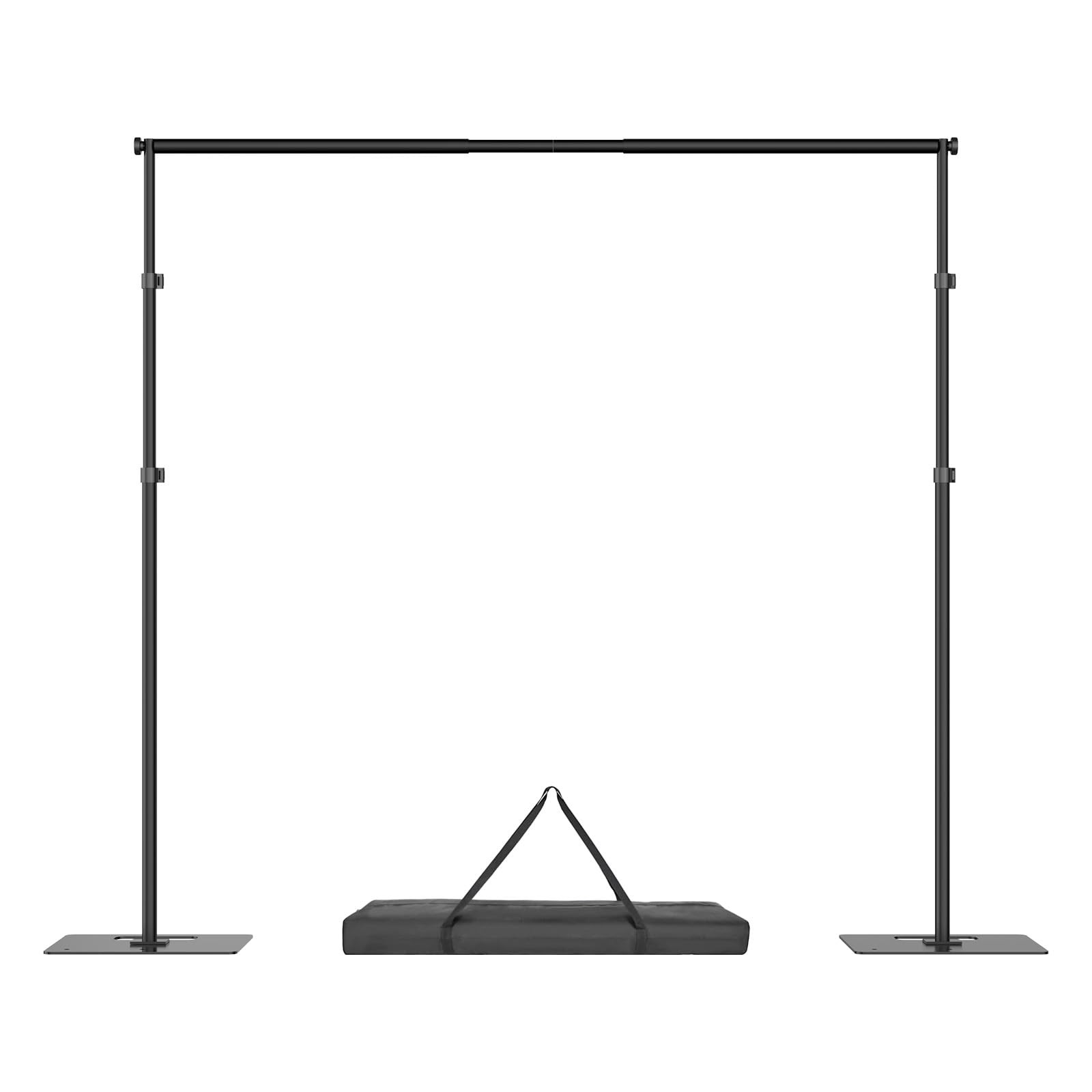 8.5x10ft Backdrop Stand, Adjustable Photography Background Frame, Heavy Duty …