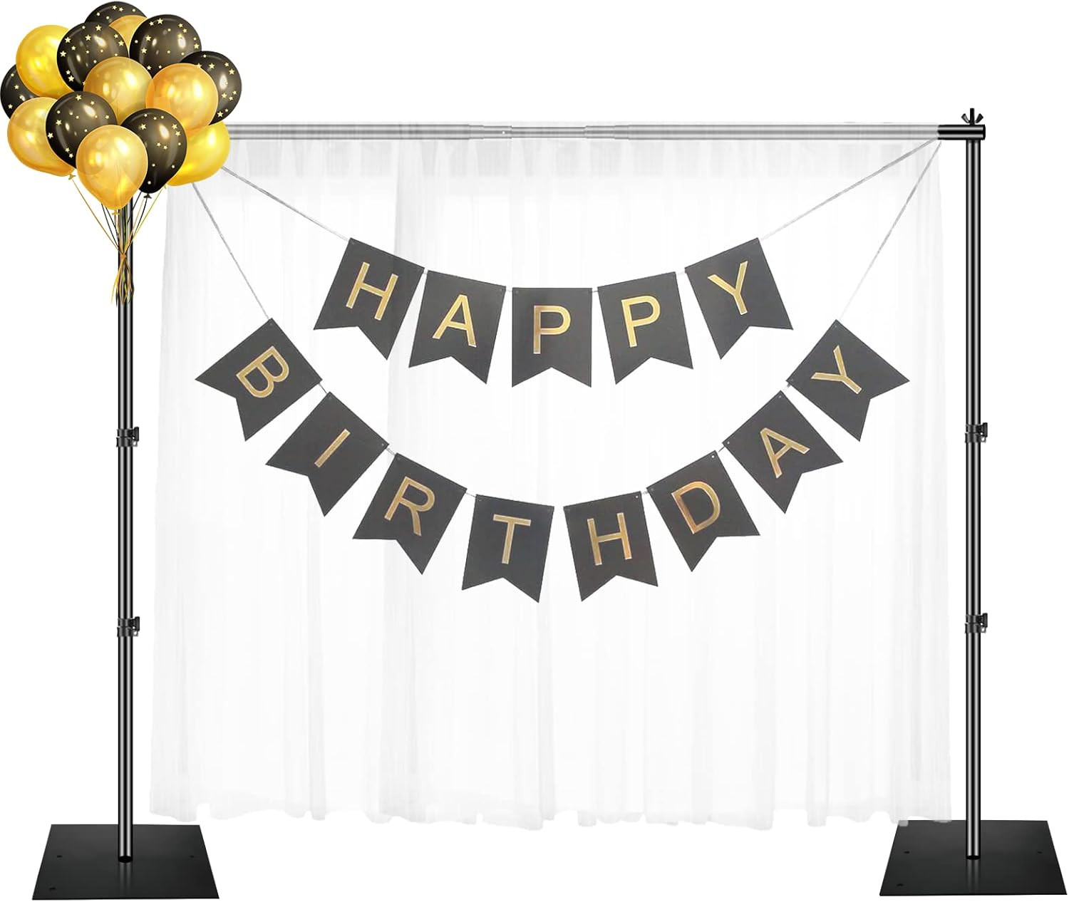 Backdrop Support Stand Kit 6.5×6.5ft Adjustable Photography Studio Photo Backgro