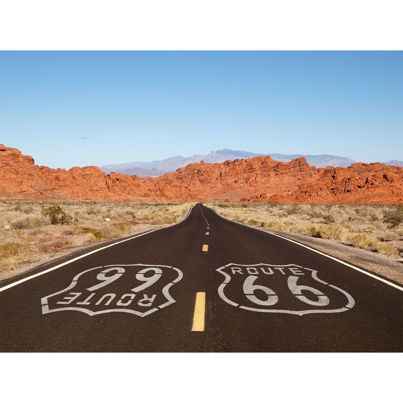 Route 66 Background National Scenic Desert Byway Road Backdrop for Road Trip …