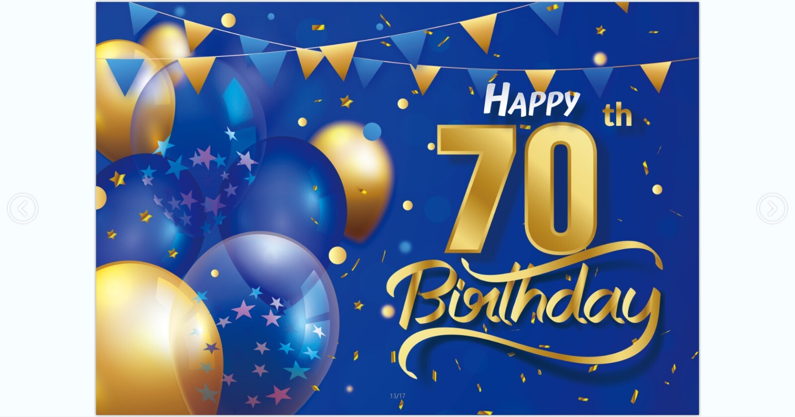 Men Happy Birthday Backdrop Navy Blue Gold Birthday Banner Vinyl Party Supplies
