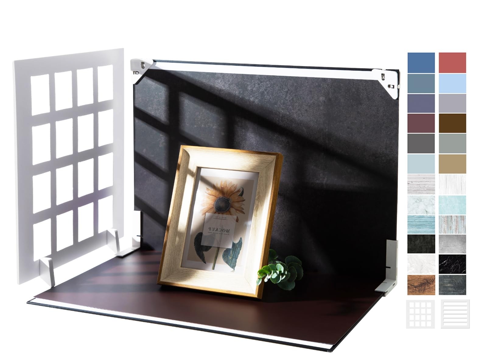 Photo Backdrop Board for Product Photography, 16.5×11.7 Inch Food Photography…