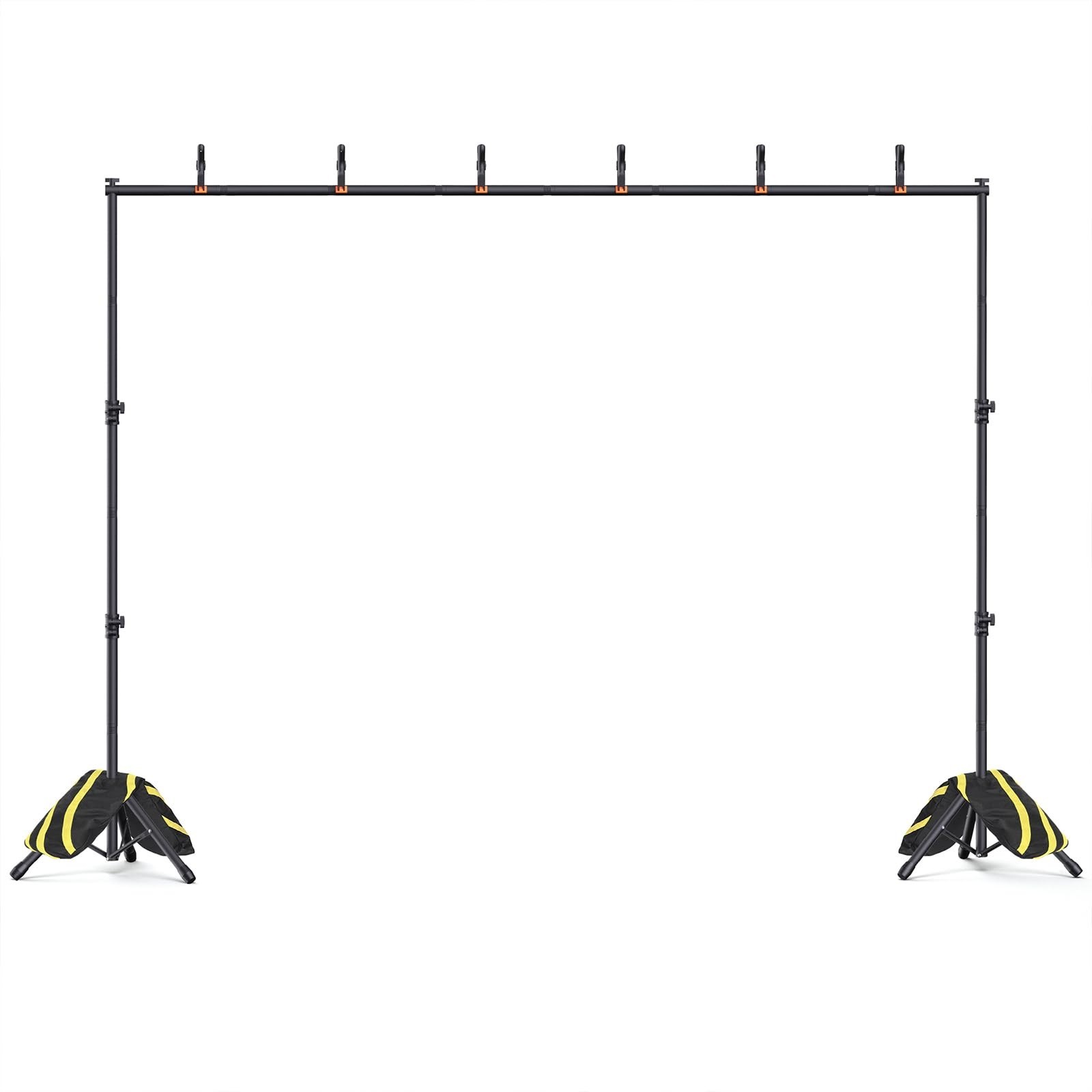 Adjustable 10×7.5ft Heavy Duty Backdrop Stand Kit for Photography & Parties