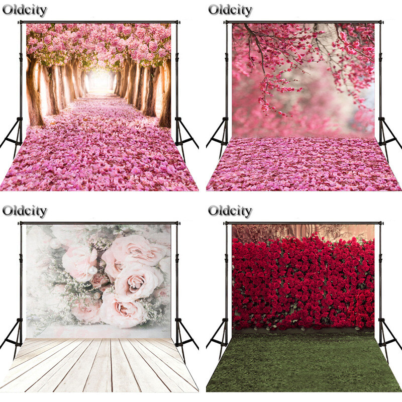Romantic Floral Photography Background Video Studio Backdrops Party Wedding
