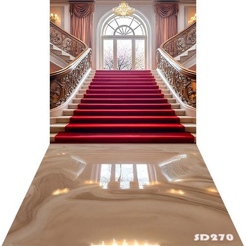 10’x20’Computer-painted Stairway Window Hall Scenic background backdrop SD270