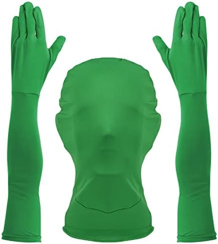 Chromakey Gloves & Hood for Chroma Key Compositing Green Screen in Photography &