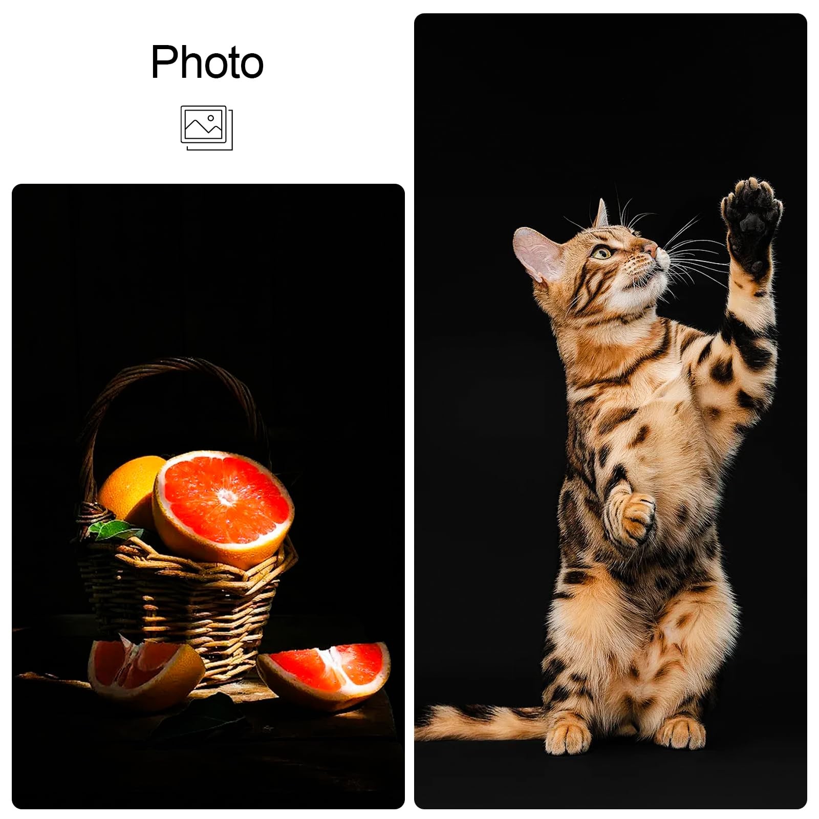 5×6.5 FT Black Velvet Backdrop for Photography, Pure 5×6.5FT,