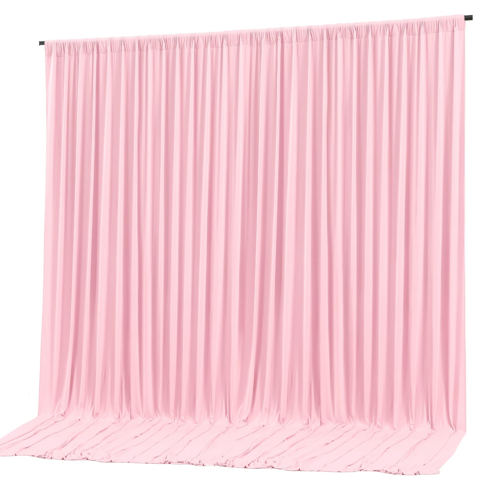 10x10ft Pink Wrinkle Free Polyester Photography Backdrop Curtain Panels Drapes