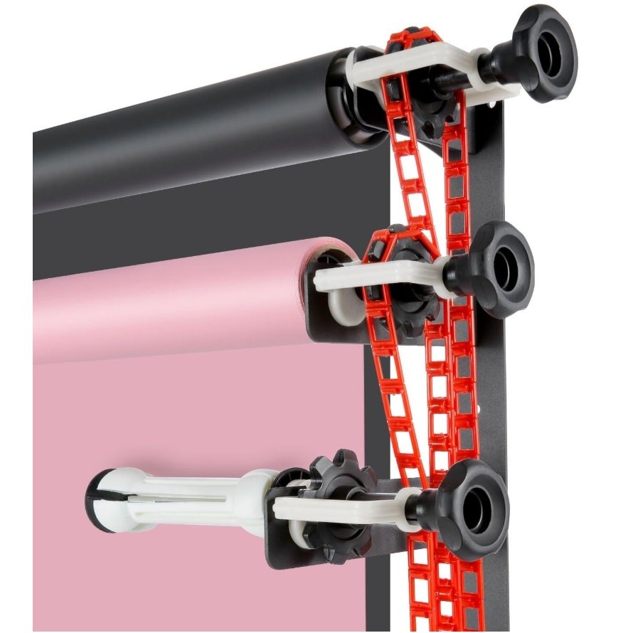 NEEWER 4-Roller Wall Mount Manual Photography Background Support System