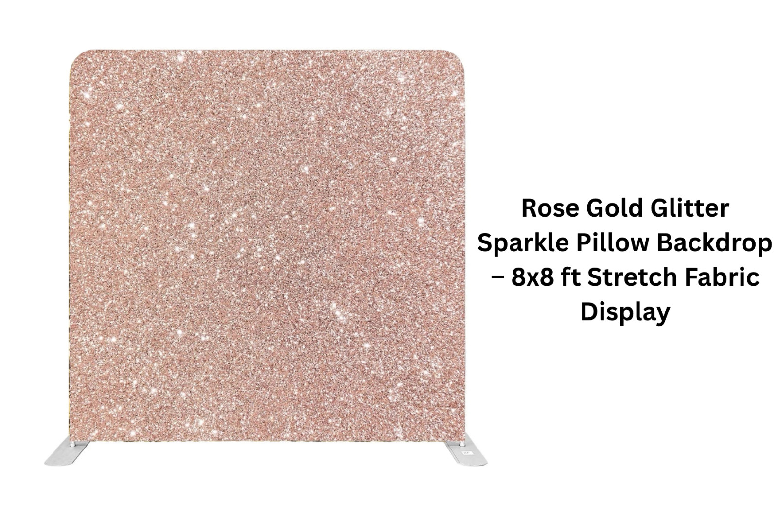 8x8ft Tension Pillow Glitters Cover Backdrop No Frame/Stand