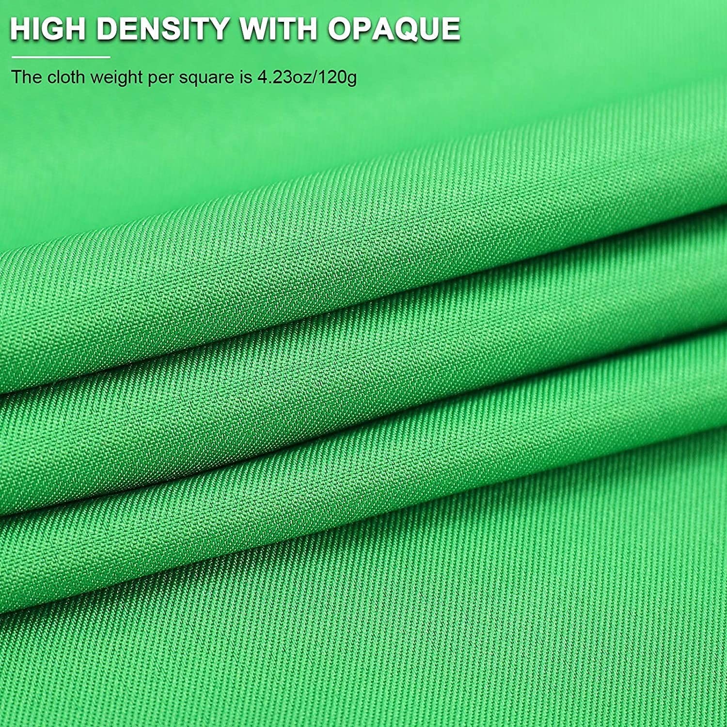 Aimosen 10 X 7 FT Green Screen Backdrop for Photography, Chromakey Virtual Gr…