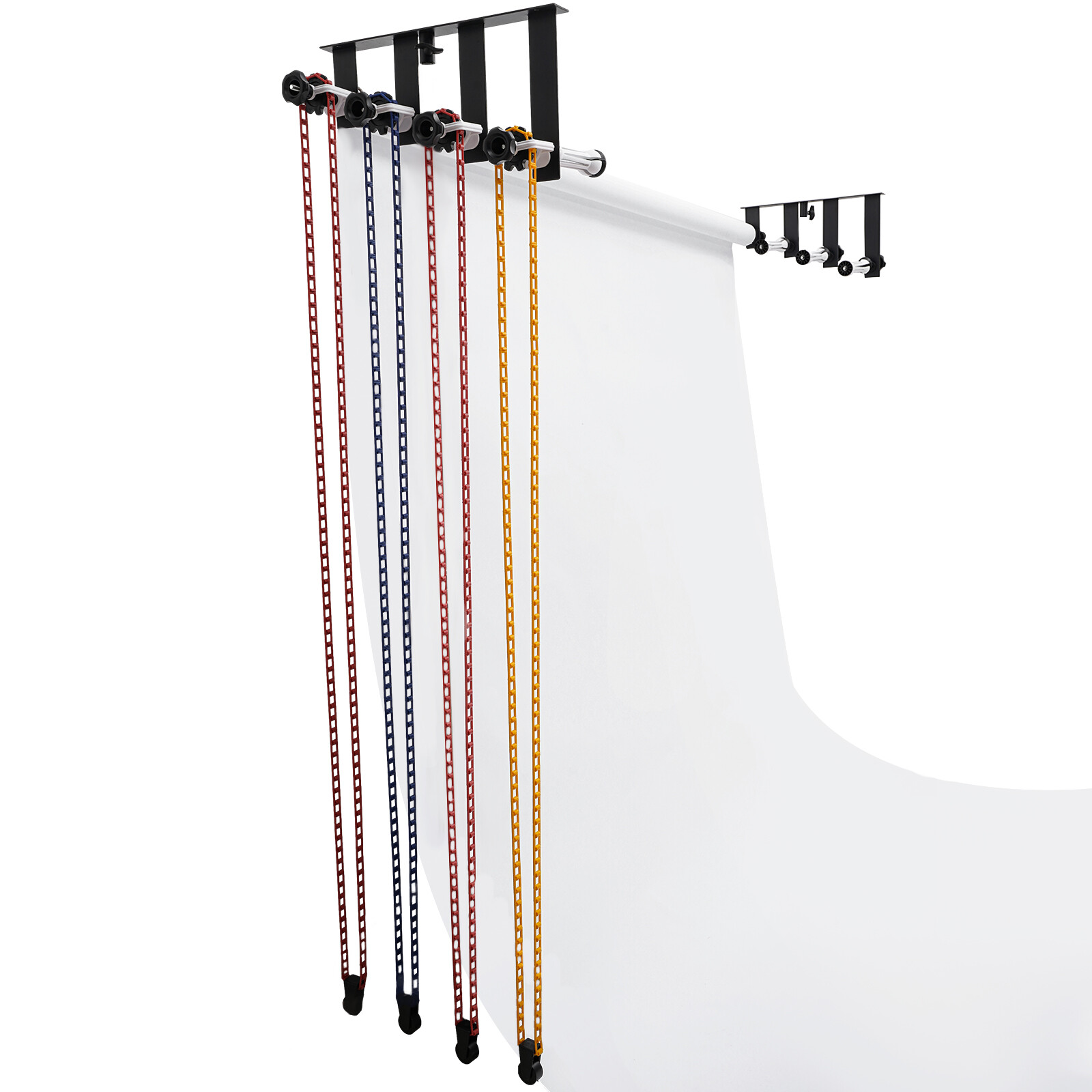 Backdrop Holder Wall Mount 4 Roller Photography Background Support System NEW US