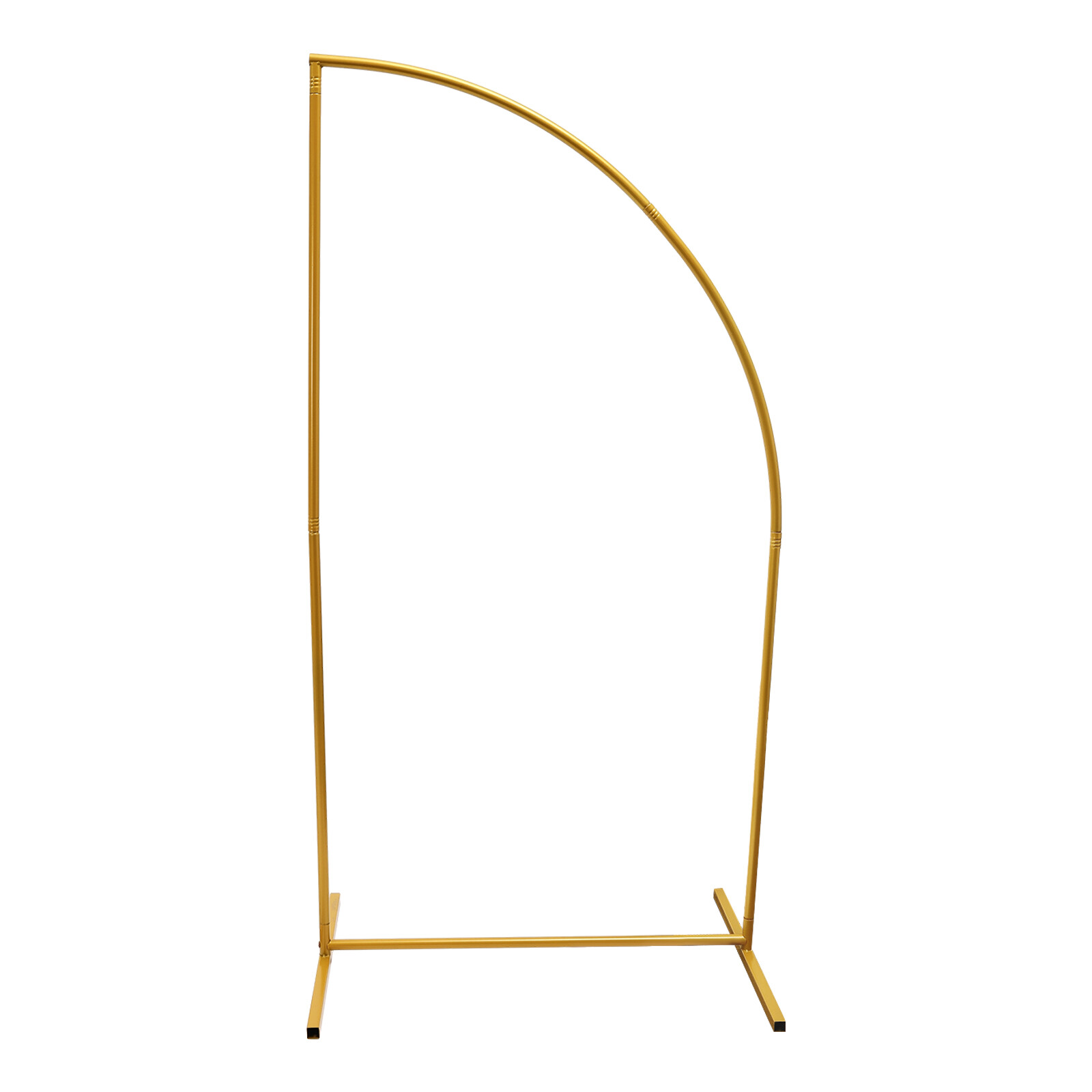 Pink Wedding Arch Cover & Golden Wedding Arch Backdrop Stand Set Party Ceremony