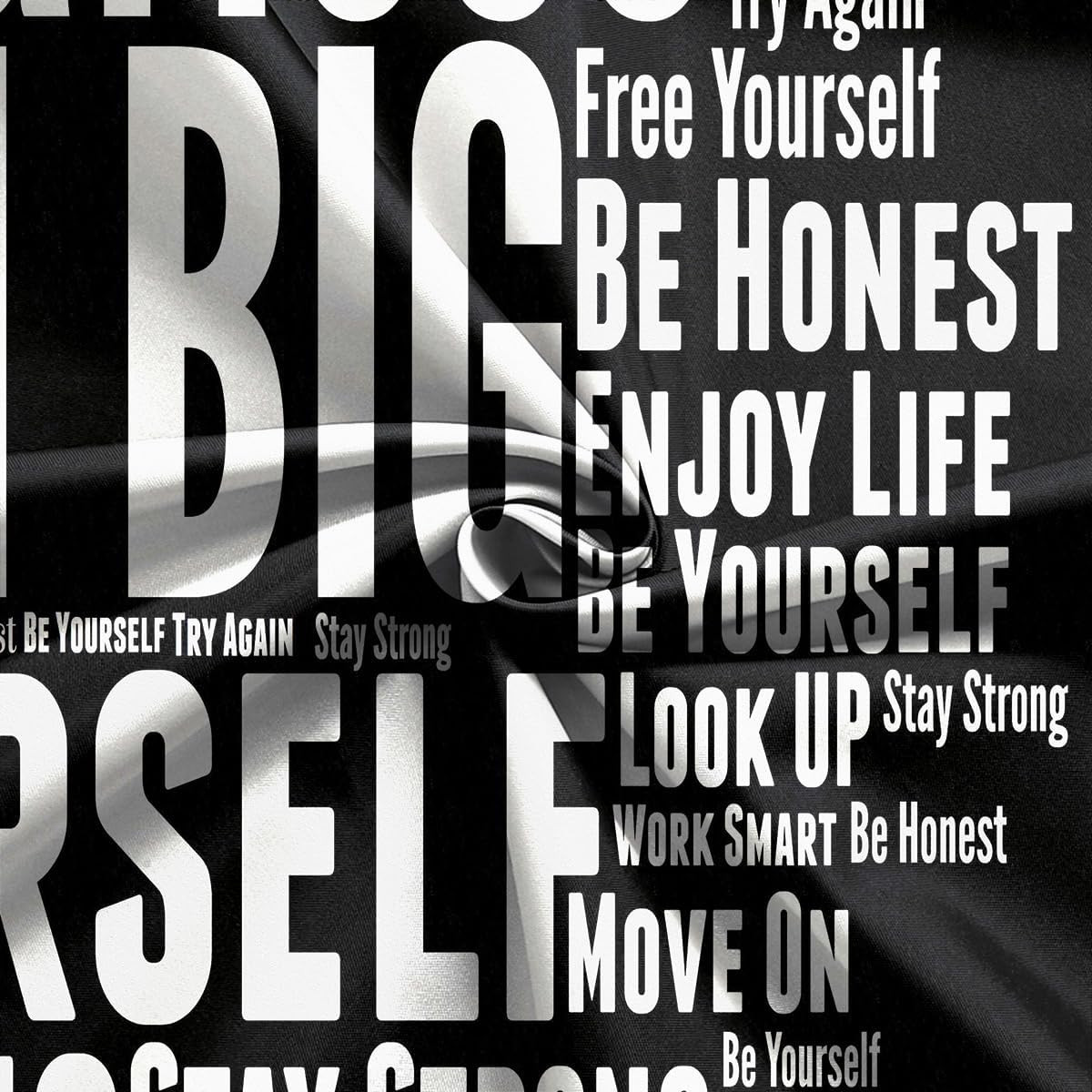 7X5 FT Inspirational Backdrop Positive Words Sayings Success Be Yourself Dream M