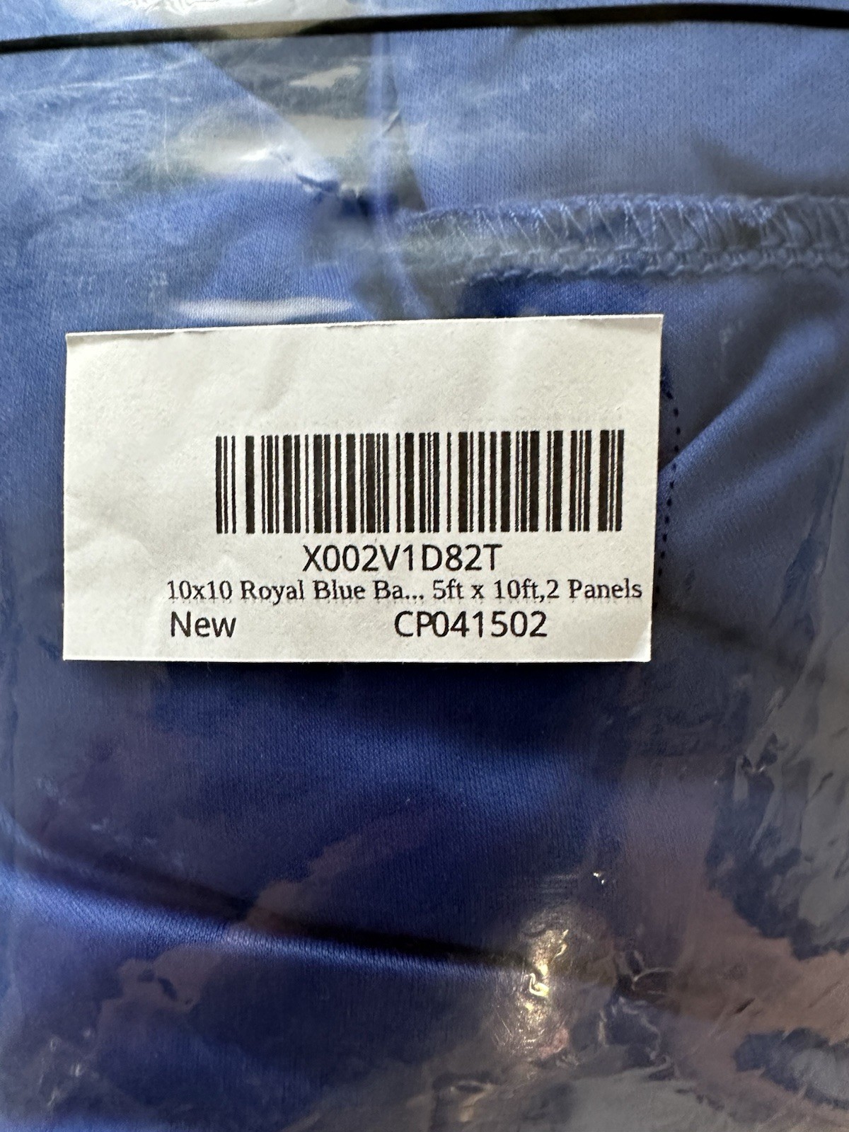 10x10ft Royal Blue Backdrop Curtains for Parties Sheer Fabric Photo Background