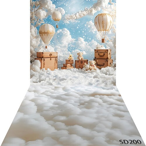 10’x20’CP Balloon Gifts Heaven Scene Microfiber Fabric background backdrop SD200