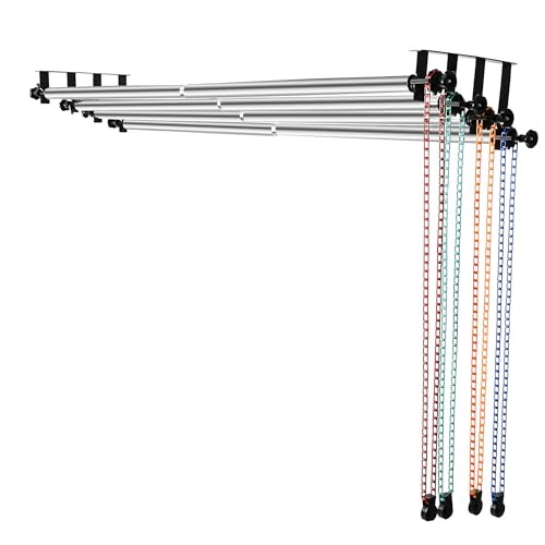 Photography Backdrop 4 Roller Support System, 118 inch Stainless Steel