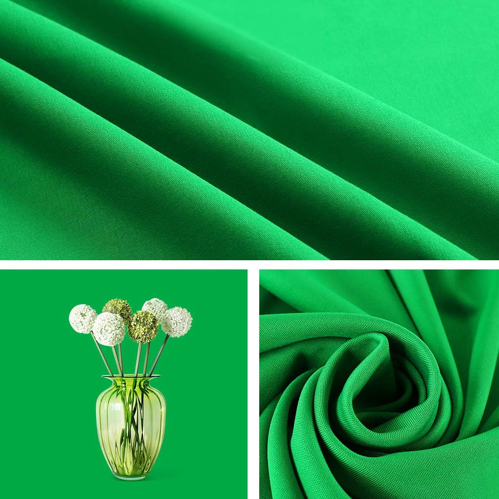 10x12ft Green Screen Backdrop for Photography Chromakey Polyester Collapsible