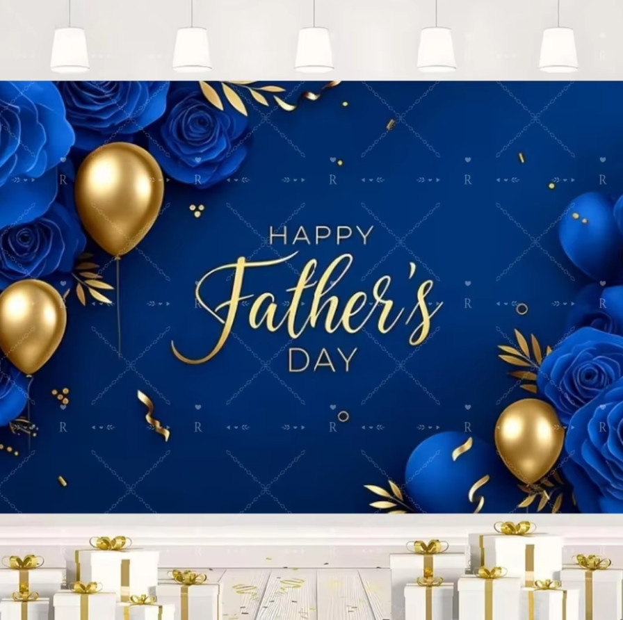 Happy Father’s Day Backdrop Banner Feliz Dia Del Photo Background Padre Party