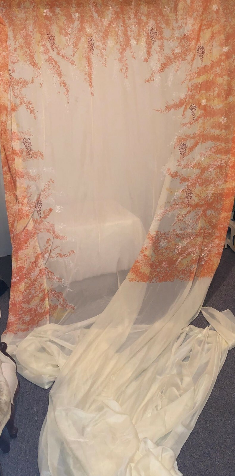 sheer background hand painted background 