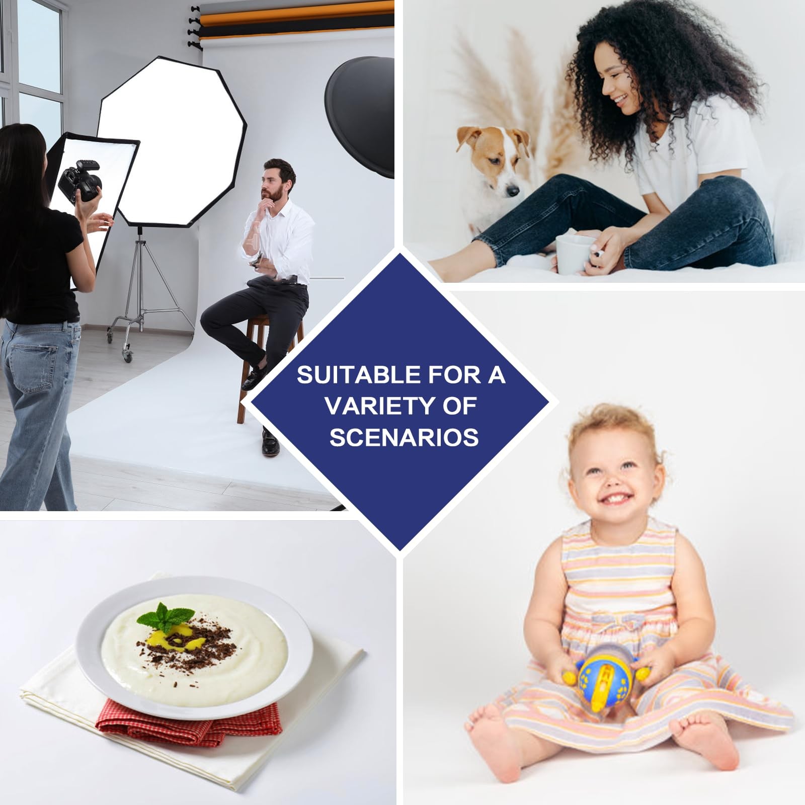 GFCC 7x10FT White Backdrop Background – for Photography Photo 7ftx10ft,