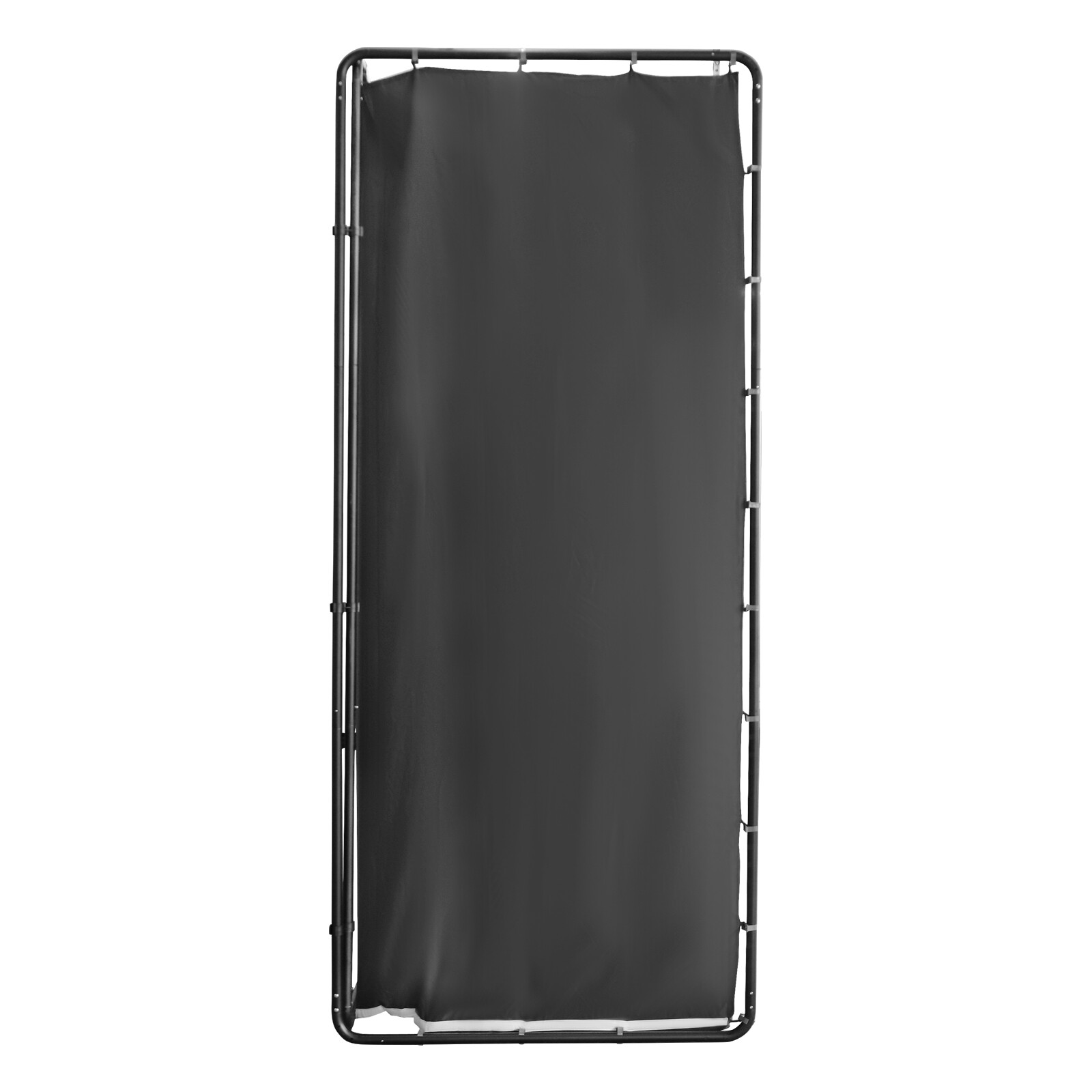 Backdrop Stand Floor Standing Photography Backdrop Stand w/Black Cloth 4*2.4m~
