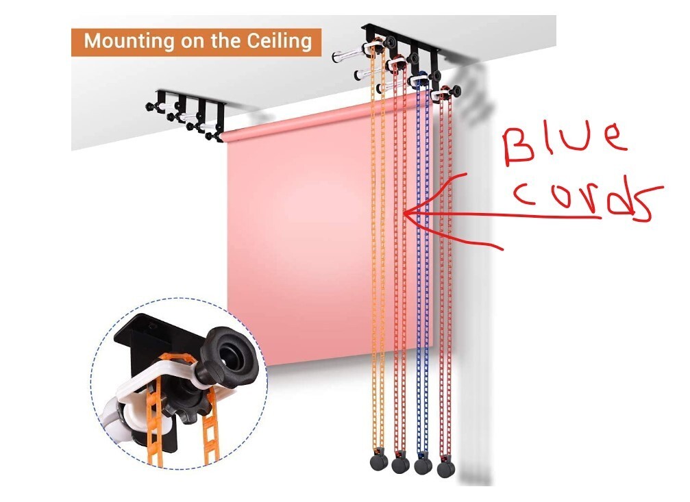 Bimiti Expand Backdrop Roller System, Photography 4 Roller Wall Mounting Manual