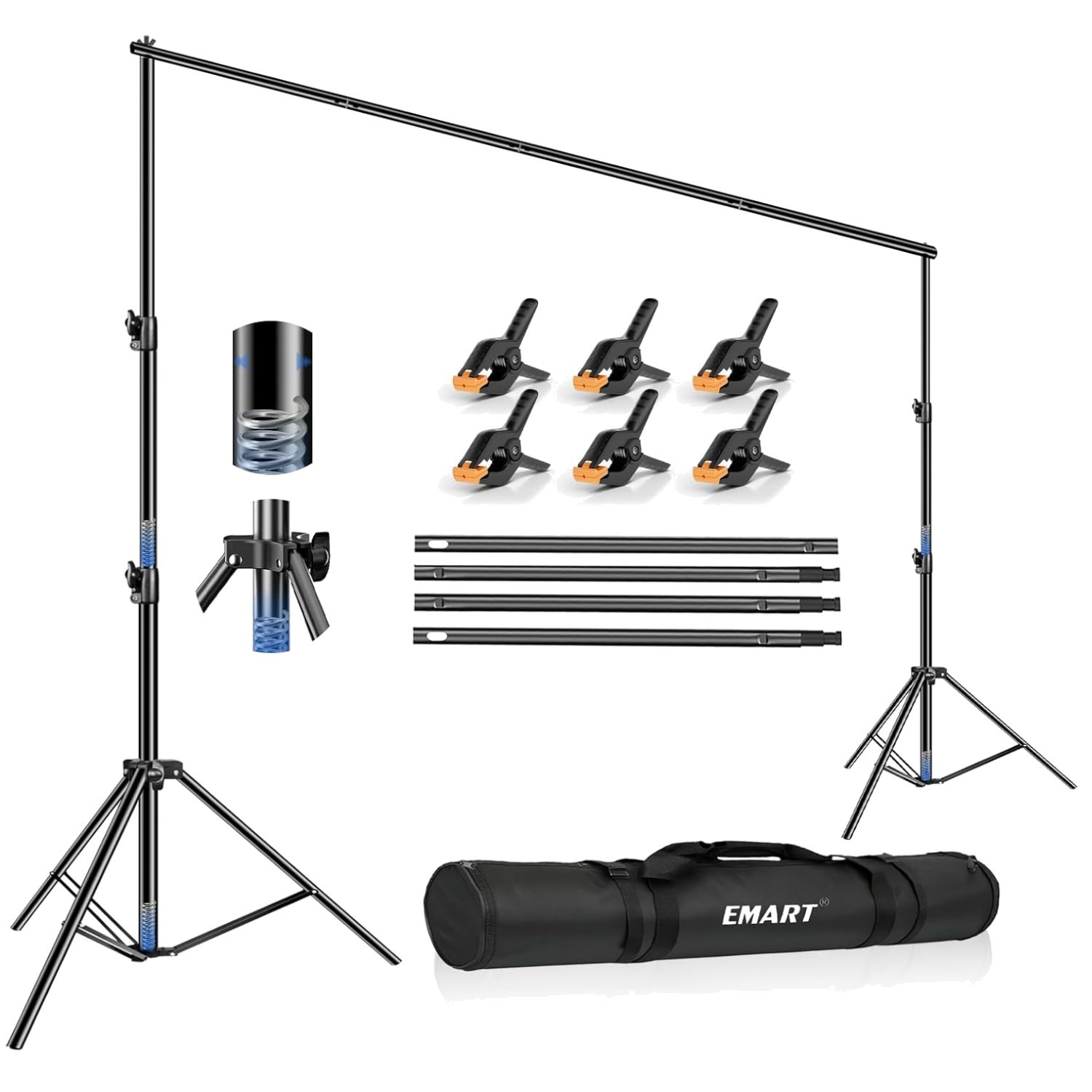 Professional Photo Studio Backdrop Support