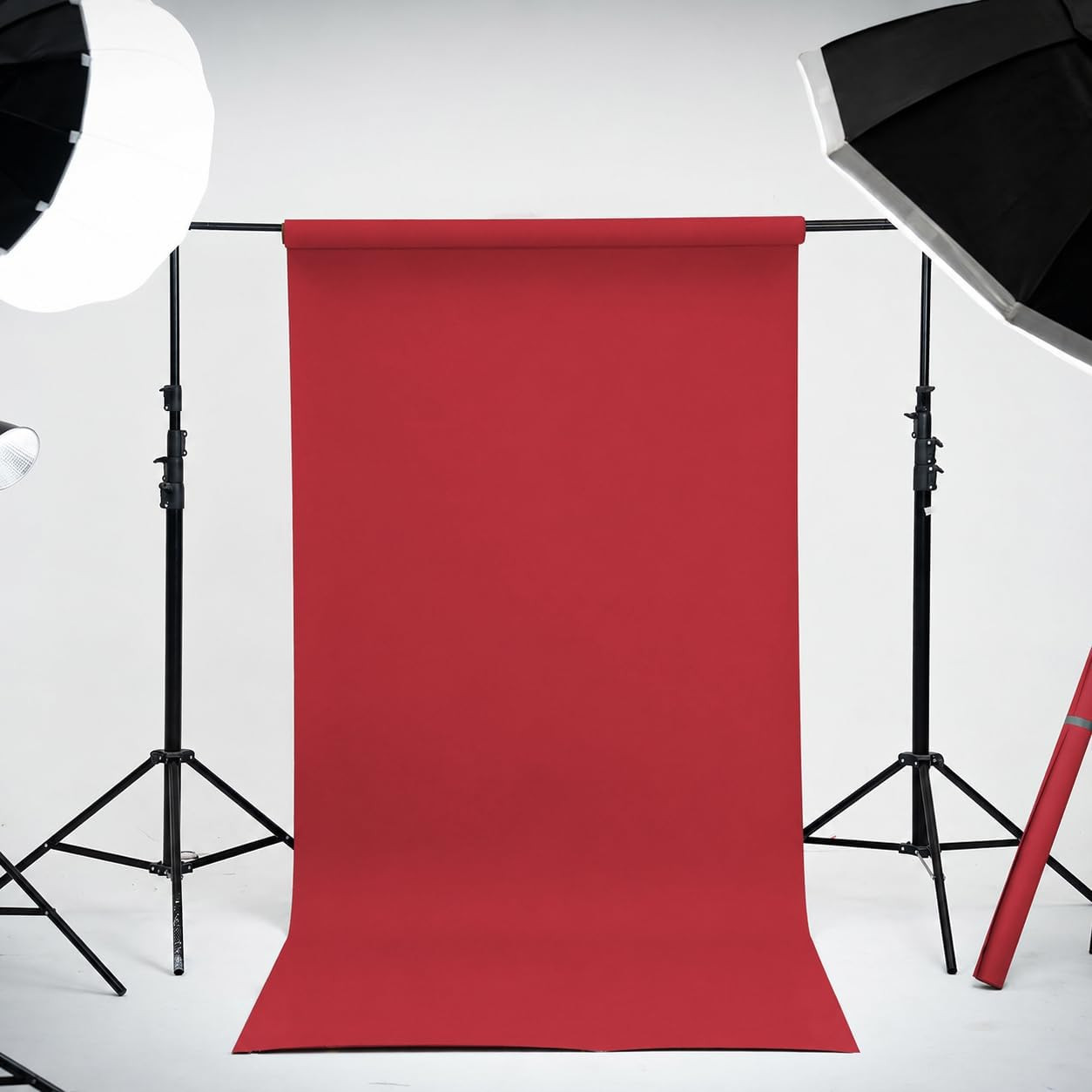 Seamless Paper Backdrop Red Paper Backdrop Seamless Backdrop Paper Rolls (53”X1