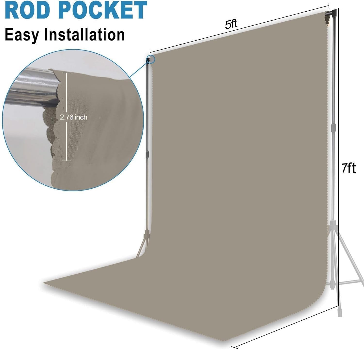 Versatile Grey Backdrop for Product Photography