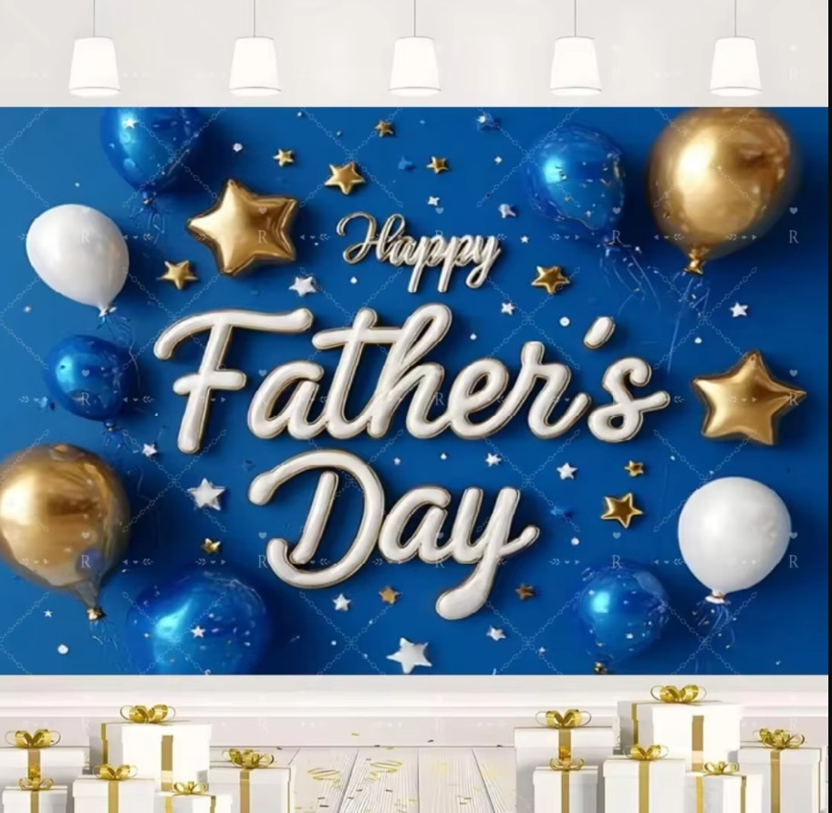 Happy Father’s Day Backdrop Banner Feliz Dia Del Photo Background Padre Party