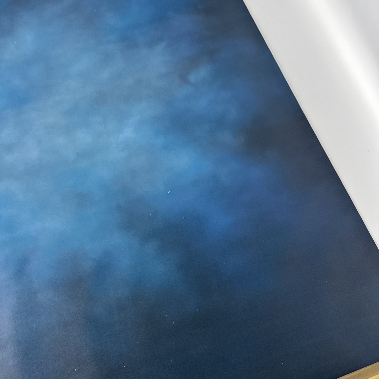 Denny manufacturing Hand Painted Blue Teal Backdrop