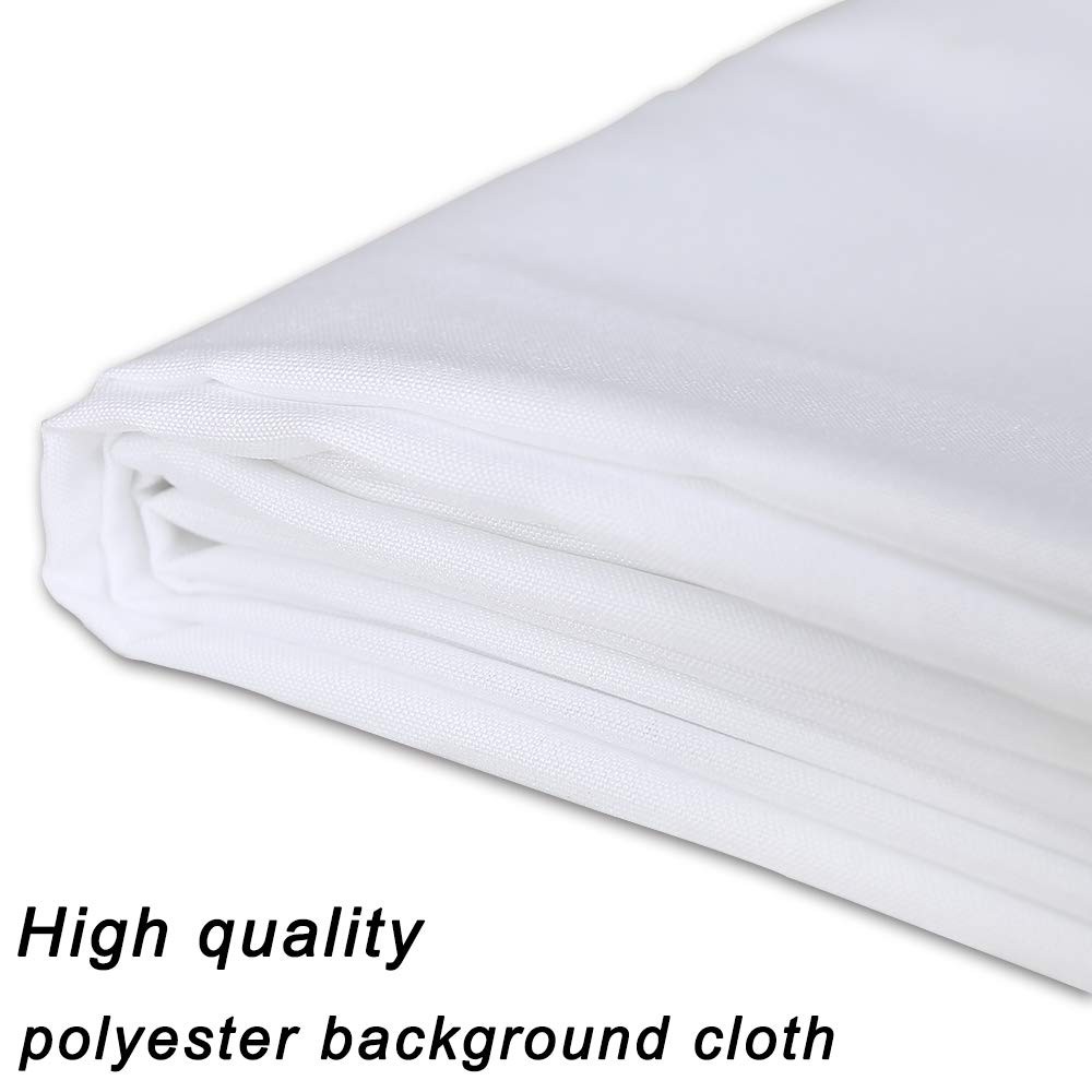 8FTX10FT White Backdrop Background for Photography Photo Booth Backdrop
