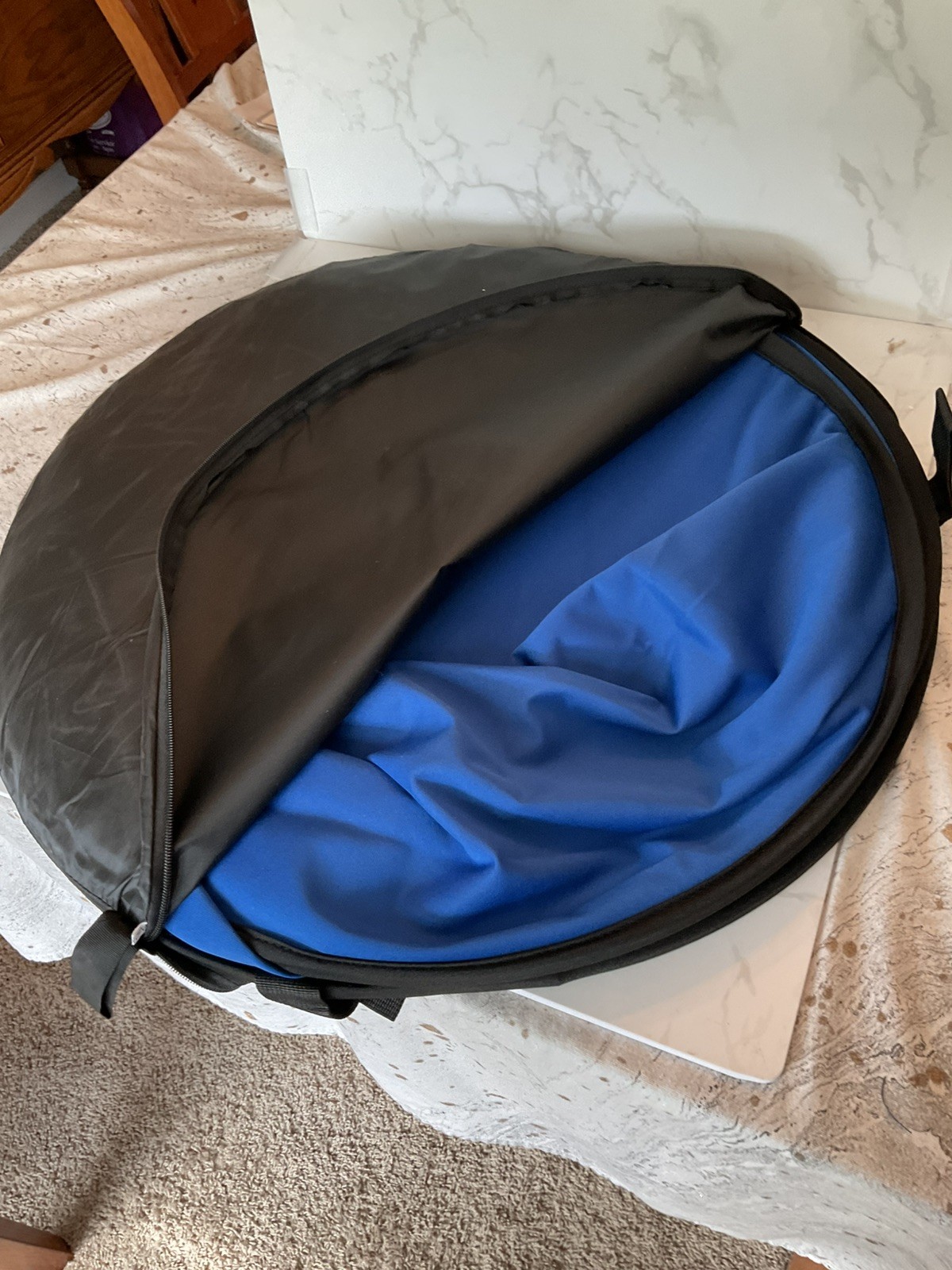 Selens 59”x78” Portable Grey Screen Backdrop Double-Sided 2-in-1 Blue Screen