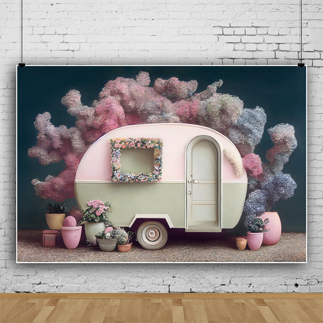 Floral Photography Background Rose Backdrop for Wedding Party Festival Decor
