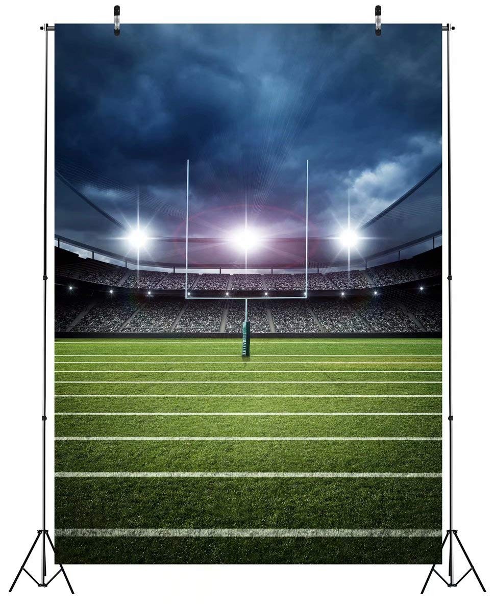5x7ft Fabric Football Stadium Sports Theme Birthday Party Backdrop Prop