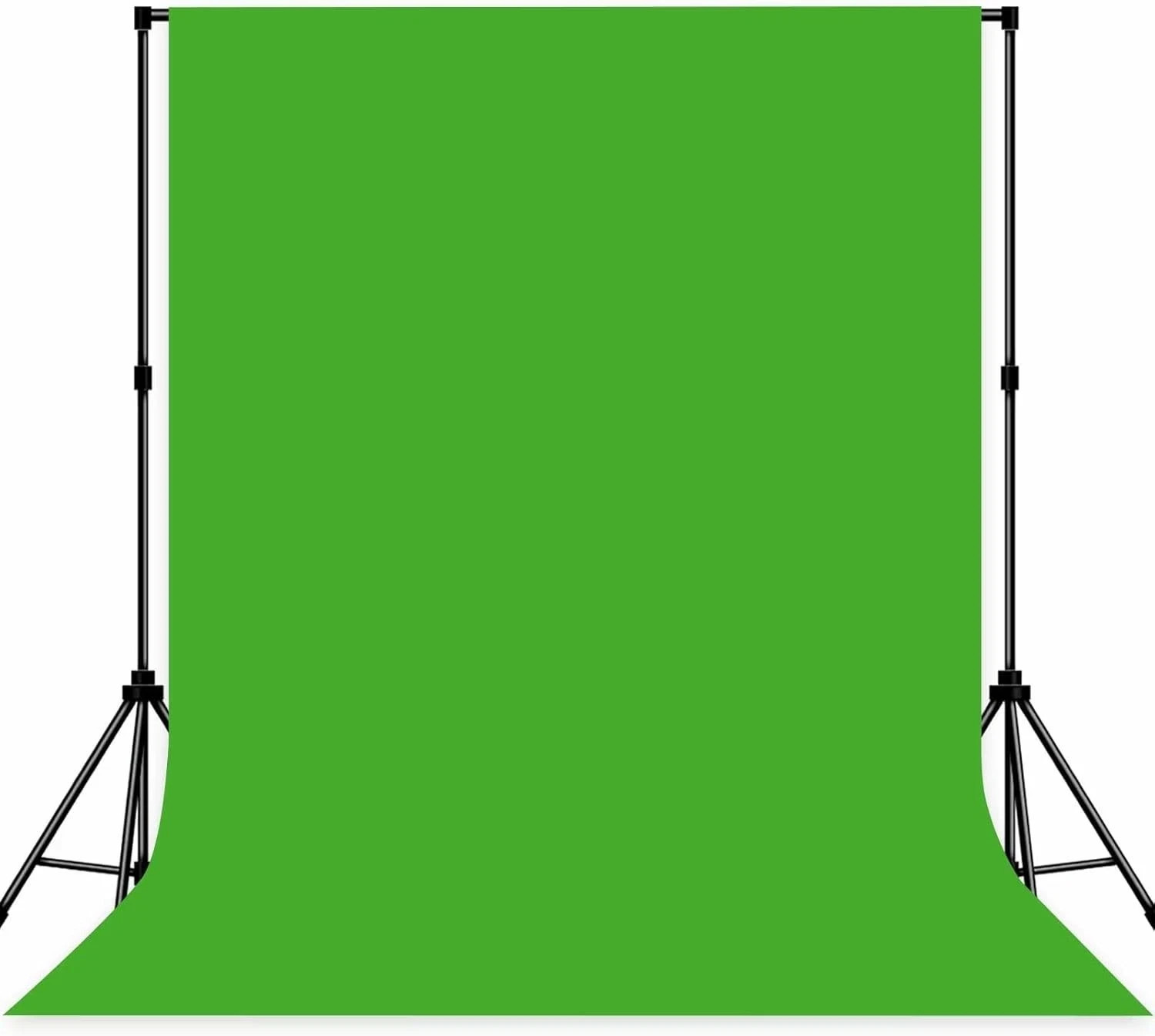 5x7ft Green Screen Backdrop Muslin Chromakey Photo/Video Studio