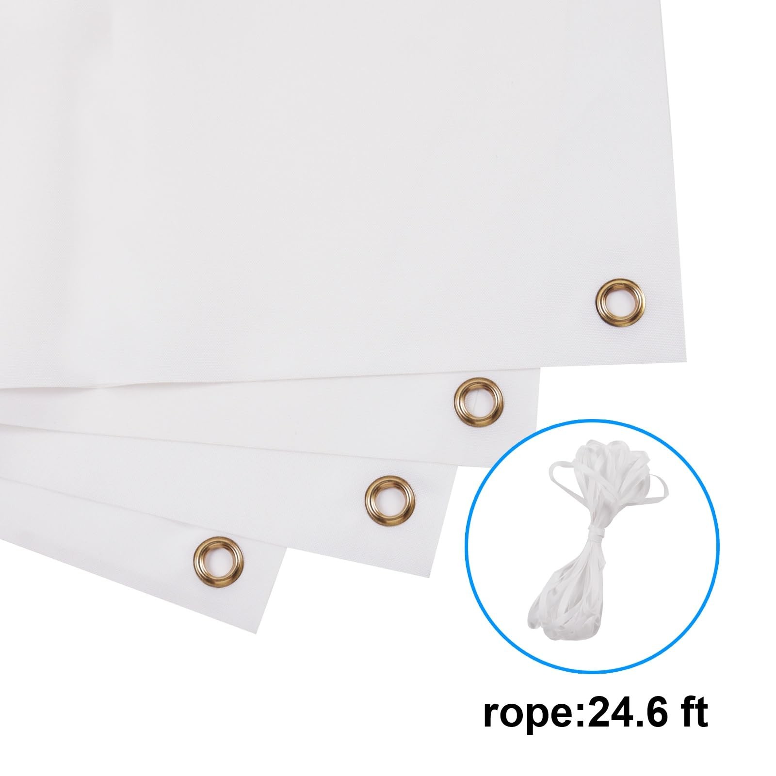 4 Pcs Large Sublimation Banner blank banners to decorate vinyl，2×6 Ft Polyest…