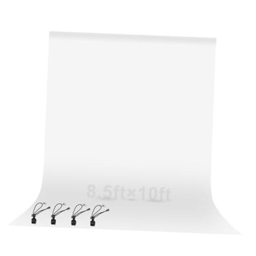 8.5×10 ft Backdrop for Photography, Large Party Photo 8.5x10ft White