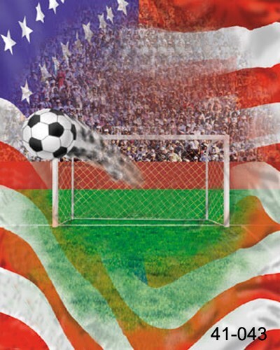 10*20 Ft Muslin 100% Airbrush Painted Soccer Photo Backdrop Background 41-043
