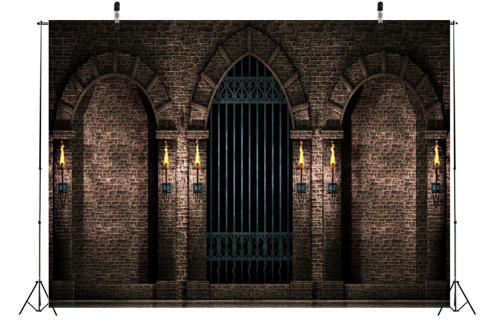 BELECO 7x5ft Fabric Gothic Castle Photography Backdrop Ancient 7x5FT, A11241