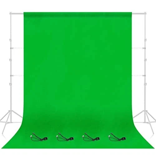 Green Screen Backdrop Photography Greenscreen Background for Streaming Zoom S…