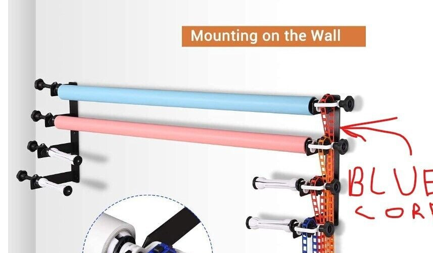 Bimiti Expand Backdrop Roller System, Photography 4 Roller Wall Mounting Manual