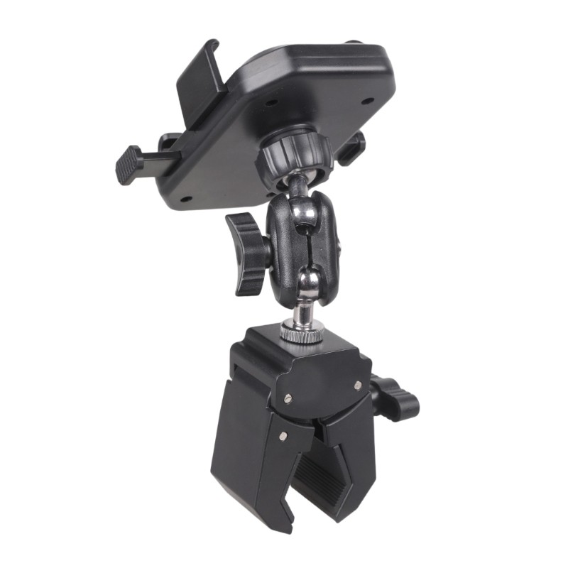 Universal Adjustable Phone Holder with Super Clamp for Bike Motorcycle Gym