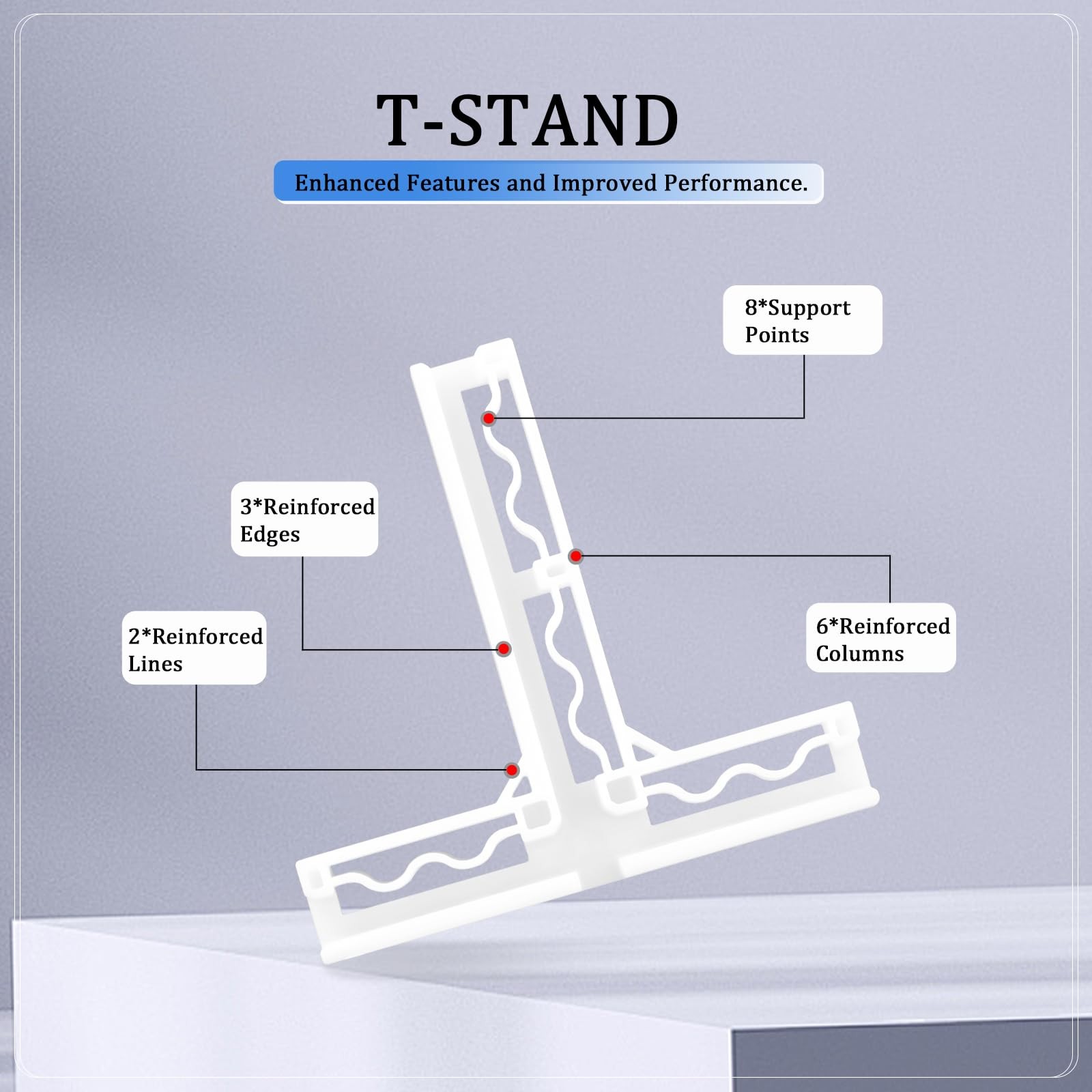 4 PCS Universal TStand For 5MM Backdrop Board Photography Bracket Set