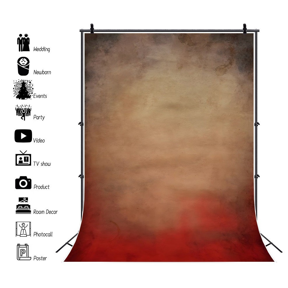 Retro Gradient Photography Background Solid Photographic Customized Backdrop