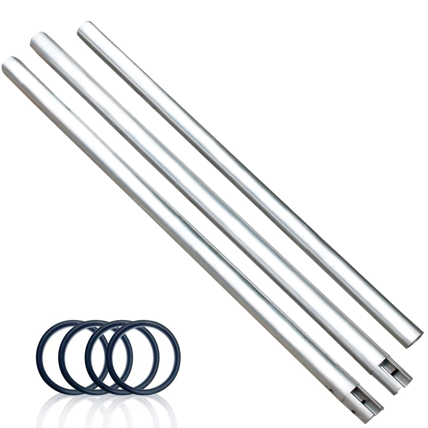 118″/3m Stainless Metal Tube Crossbar for Studio Backdrop Wall Mount System -…